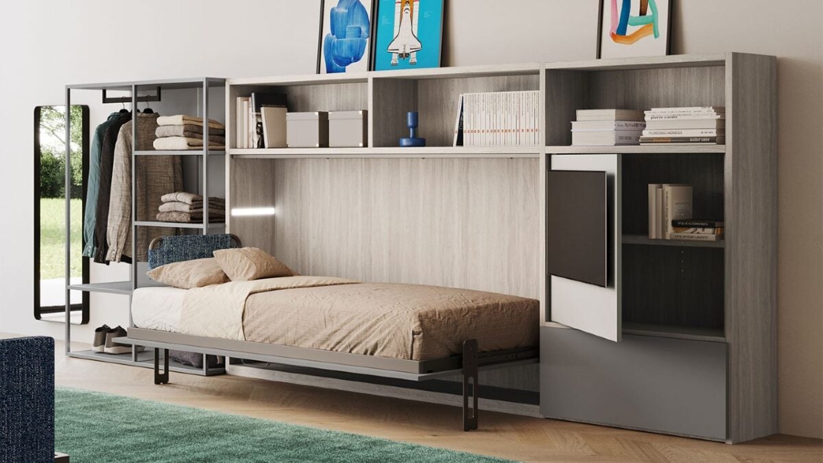 Funzionalità e stile in pochi metri quadri: i mobili salvaspazio di design