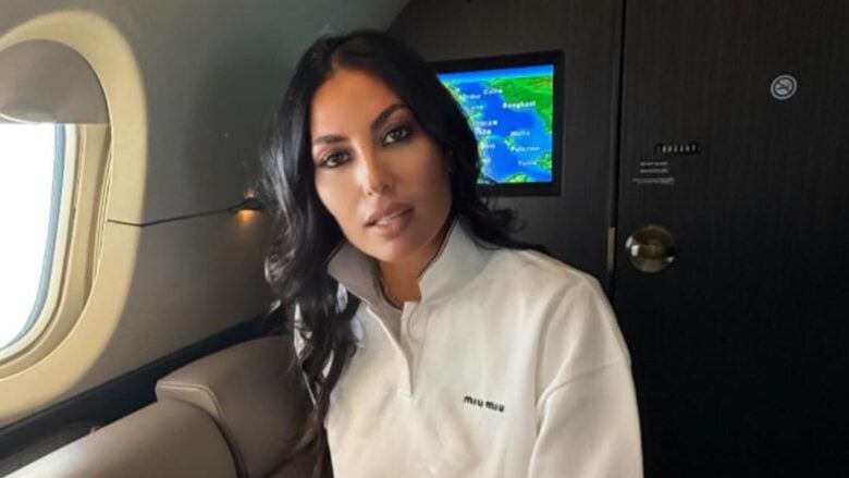 Elisabetta Gregoraci, per le sere d’estate punta sul coordinato due pezzi: très chic!