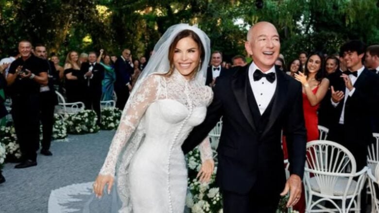 Matrimonio Jeff Bezos e Lauren Sanchez, cosa hanno indossato gli invitati al party ‘Dolce Notte’