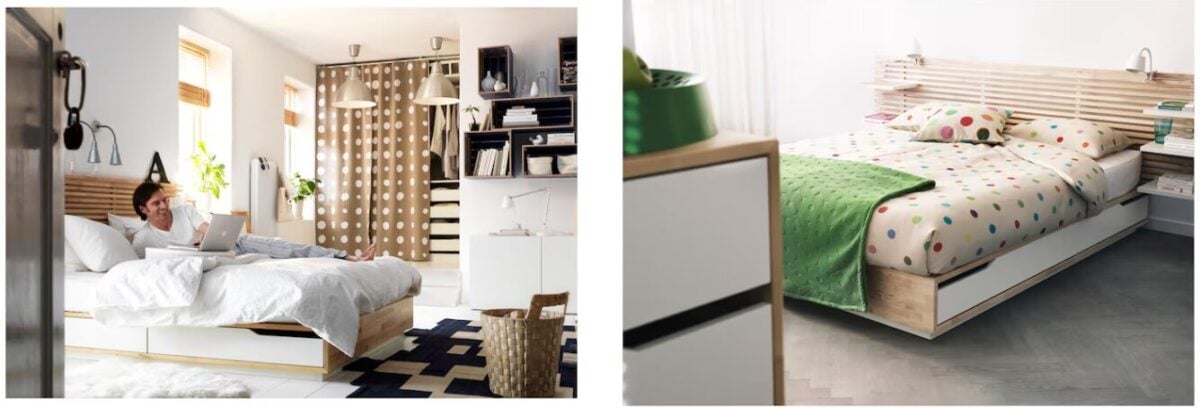 Un equilibrio perfetto tra funzione e stile: il letto IKEA che interpreta lo spirito Japandi