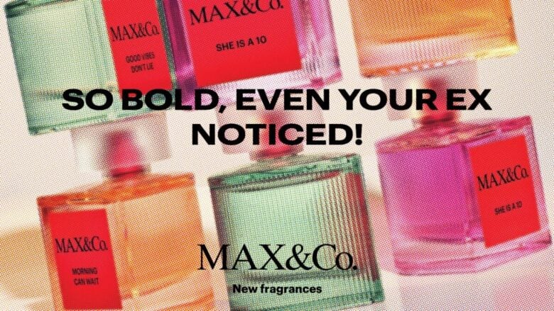 Max&Co. lancia la sua prima collezione di profumi: tre Eau de Parfum che rivoluzionano il concetto di femminilità contemporanea
