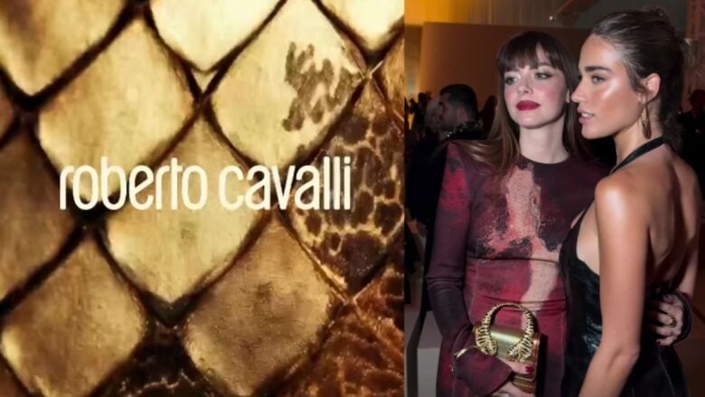 Milano Fashion Week SS26: Annalisa, Clara ed Elodie brillano alla sfilata di Roberto Cavalli tra look gold e dettagli animalier