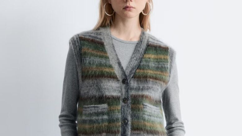 Gilet in maglia, il capo in cima alle tendenze autunnali
