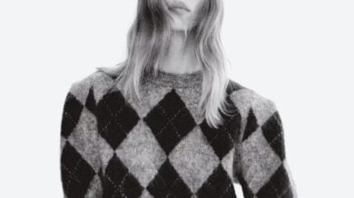 Maglione con rombi, un must cool dell’Autunno Inverno 2025