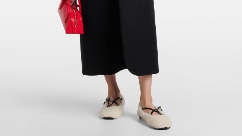 Calde e versatili, le Ballerine Furry fanno concorrenza ai modelli più classici