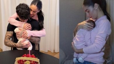 Giulia De Lellis, Look matchy matchy con la piccola Priscilla per il suo primo mese FOTO