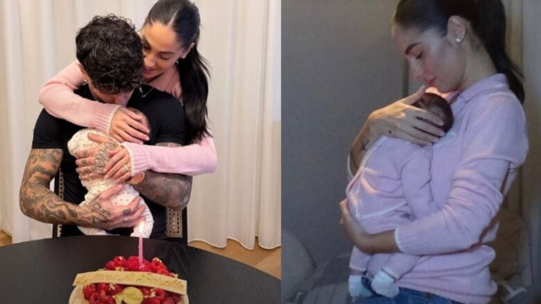 Giulia De Lellis, Look matchy matchy con la piccola Priscilla per il suo primo mese FOTO