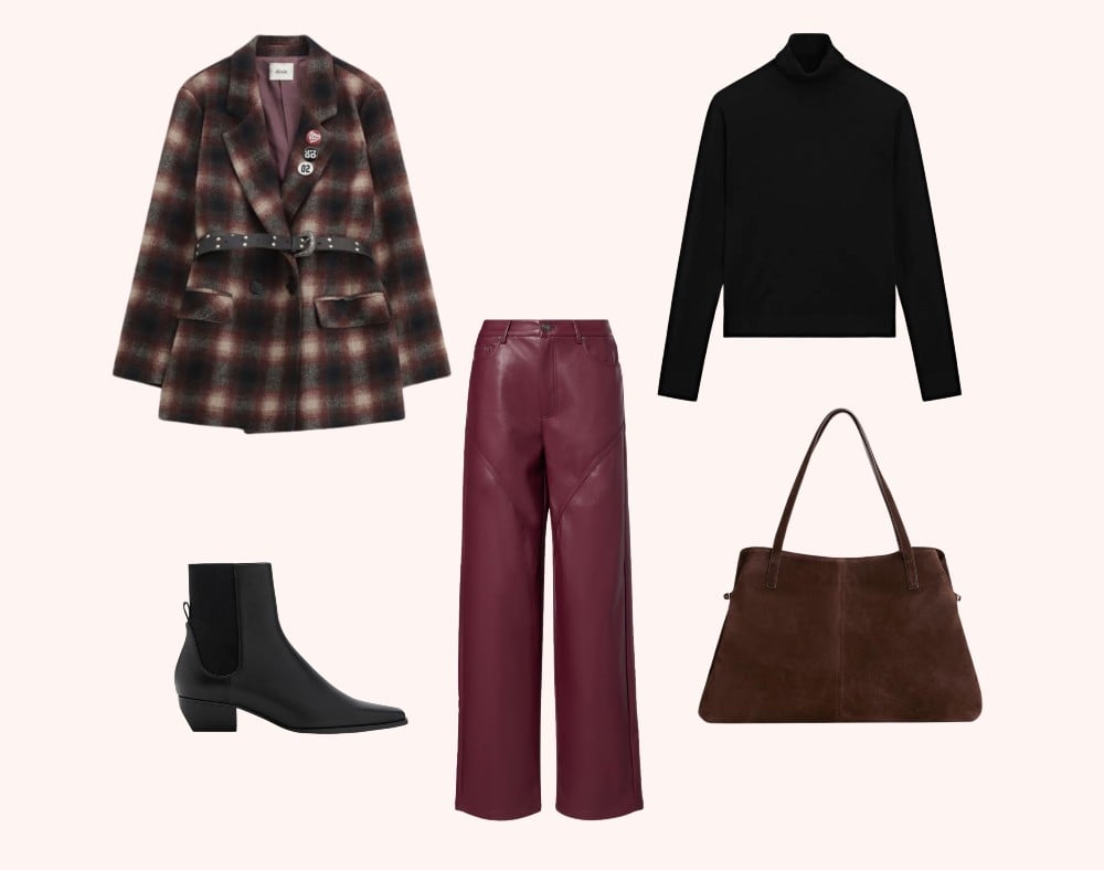 Come indossare il Pantalone in pelle, il must have invernale dalle vibes glam rock