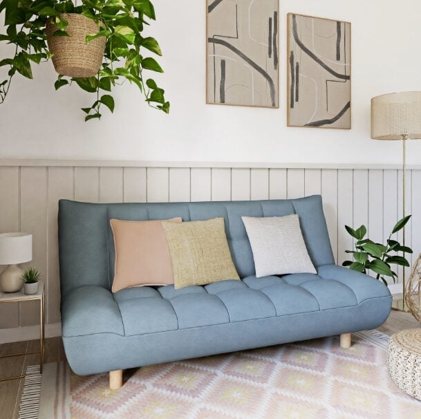 Questo Divano letto Maisons du Monde è l’alleato ideale per ospitare durante le Feste di Natale