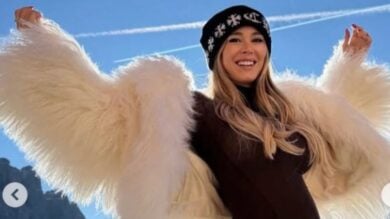 Diletta Leotta, regina delle nevi con il Look glamour da montagna FOTO