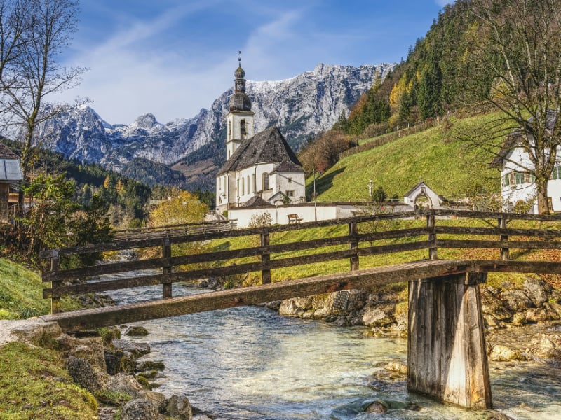 Un villaggio tra le Alpi bavaresi dove trascorrere un Inverno unico e indimenticabile