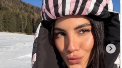 Giulia De Lellis, come primo Look del 2026 punta su un Look sporty ma con un tocco glamour!