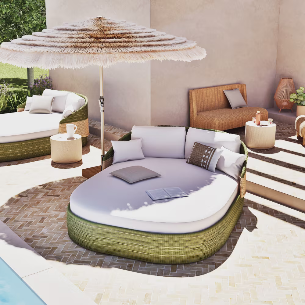 Maisons du Monde, Lettini prendisole: le novità dal catalogo outdoor 2026
