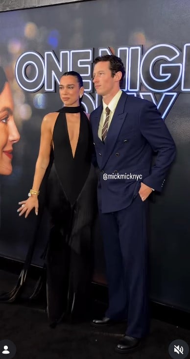 Dua Lipa e Callum Turner, primo red carpet da marito e moglie: i Look glamour alla première del film One Night Only Dua Lipa e Callum Turner, primo red carpet da marito e moglie: i Look glamour alla première del film One Night Only