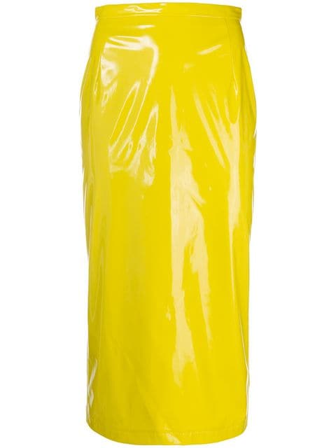 Abbigliamento in vinile, tendenza moda autunno inverno 2018 2019 N21