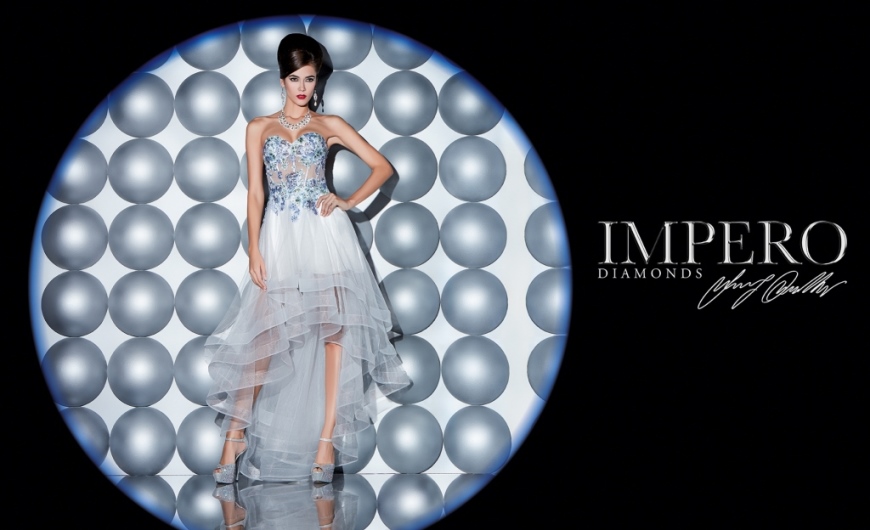 Abiti da cerimonia Impero Couture 2018  asimmetrico