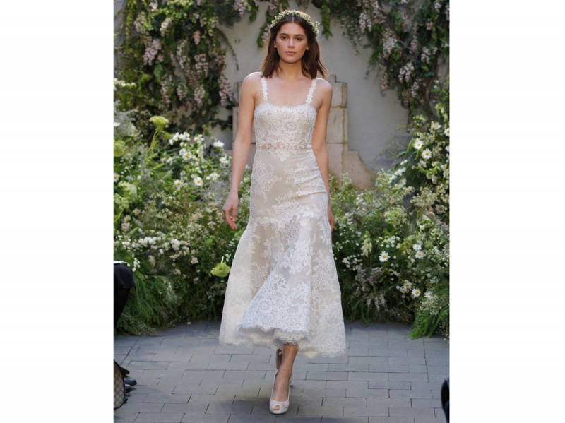 Abiti da sposa corti anni 50 Monique Lhuillier