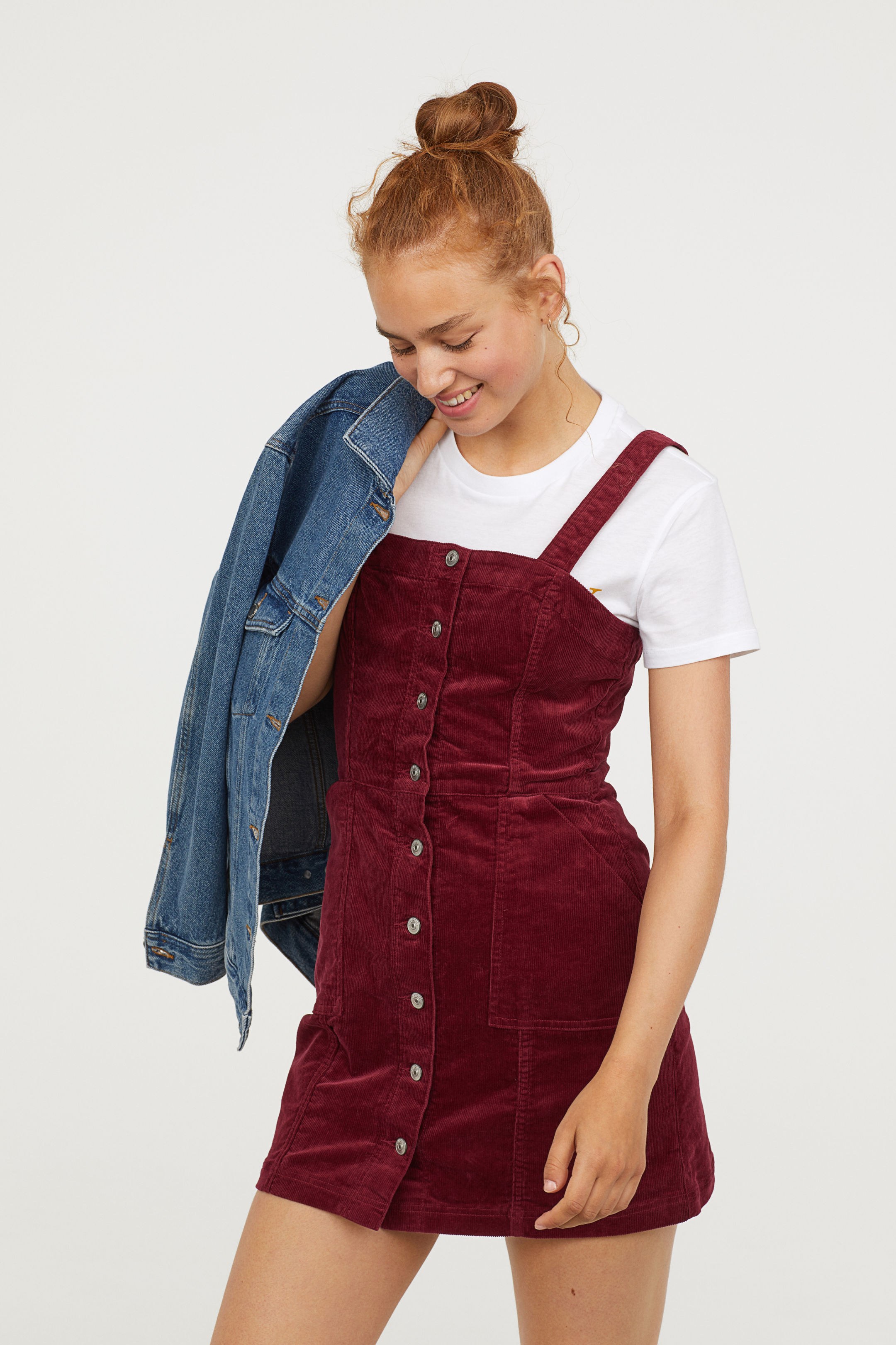 Abito a salopette H&M tendenze autunno inverno 2018 2019