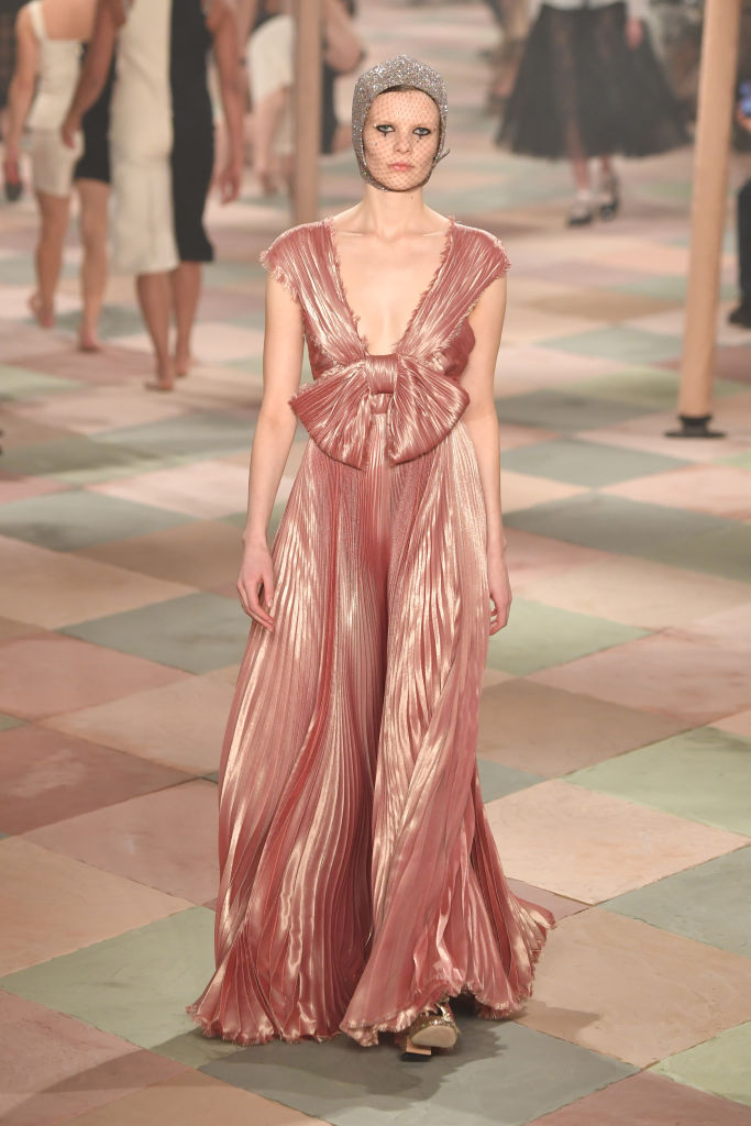 Abito con mega fiocco Dior
