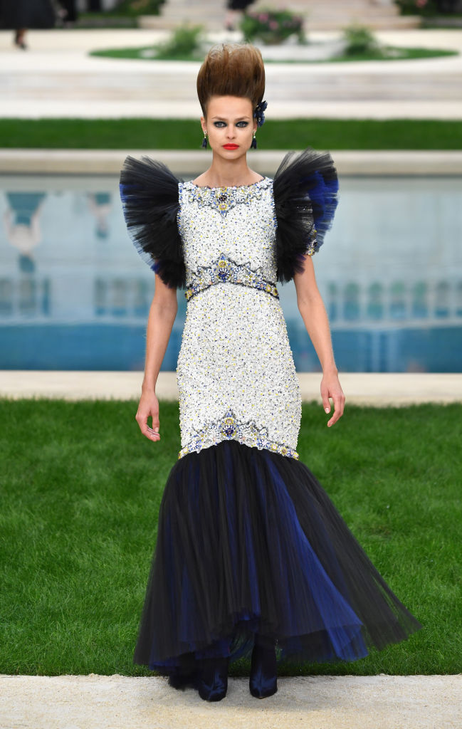 Abito con tulle e cristalli Chanel
