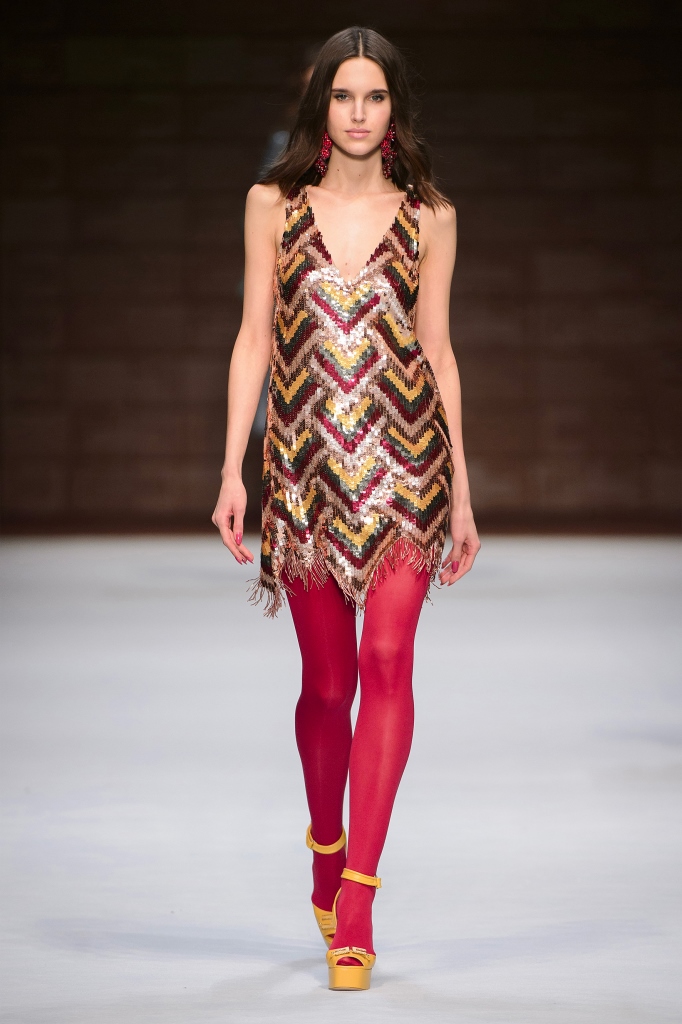 Abito da sera corto Elisabetta Franchi autunno inverno 2018 2019