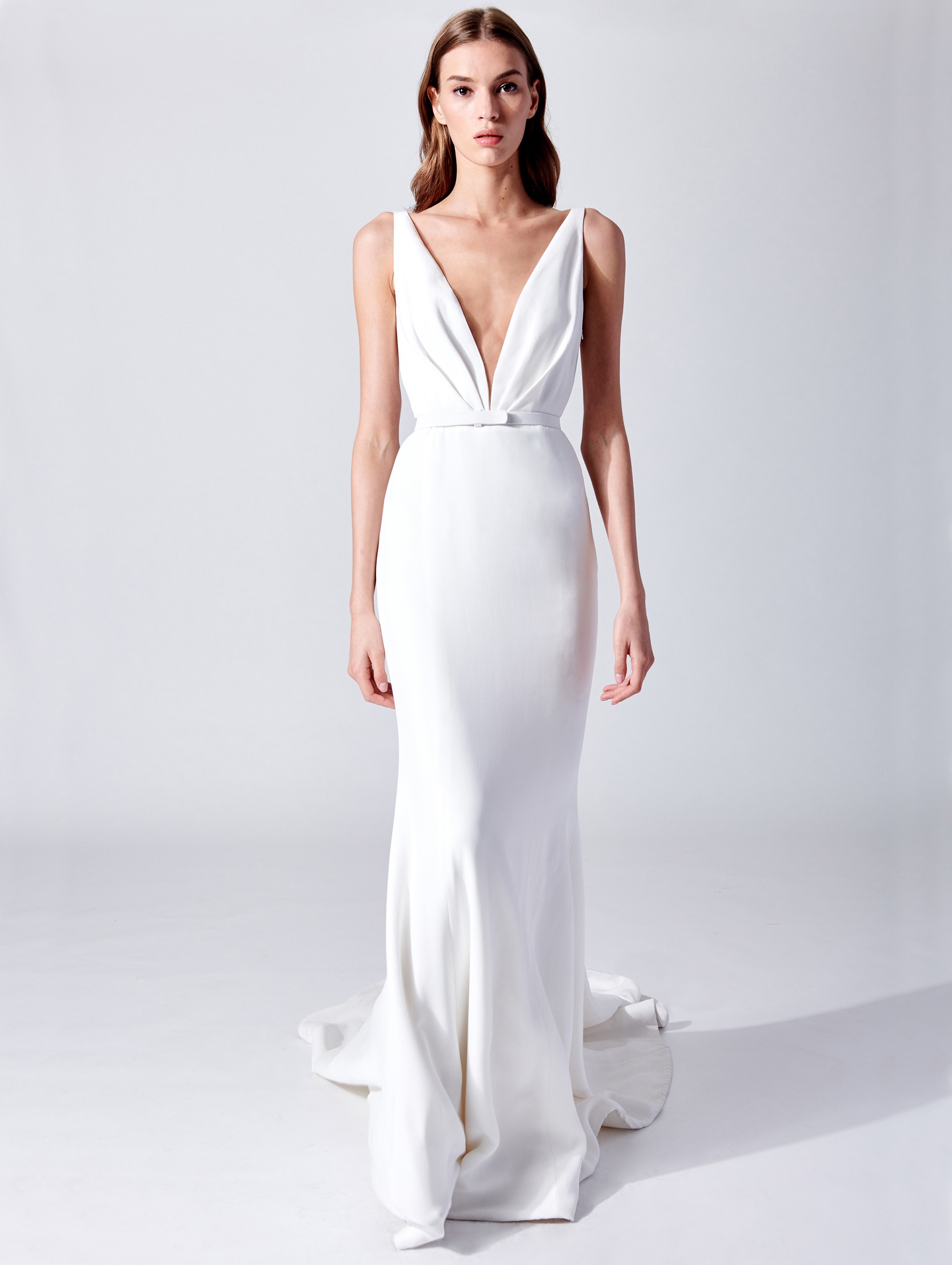 Abito da sposa Oscar De La Renta in seta 2019