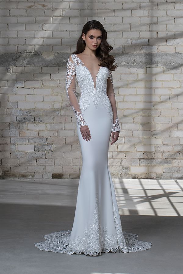 Abito da sposa a sirena con schiena scoperta Pnina Tornai