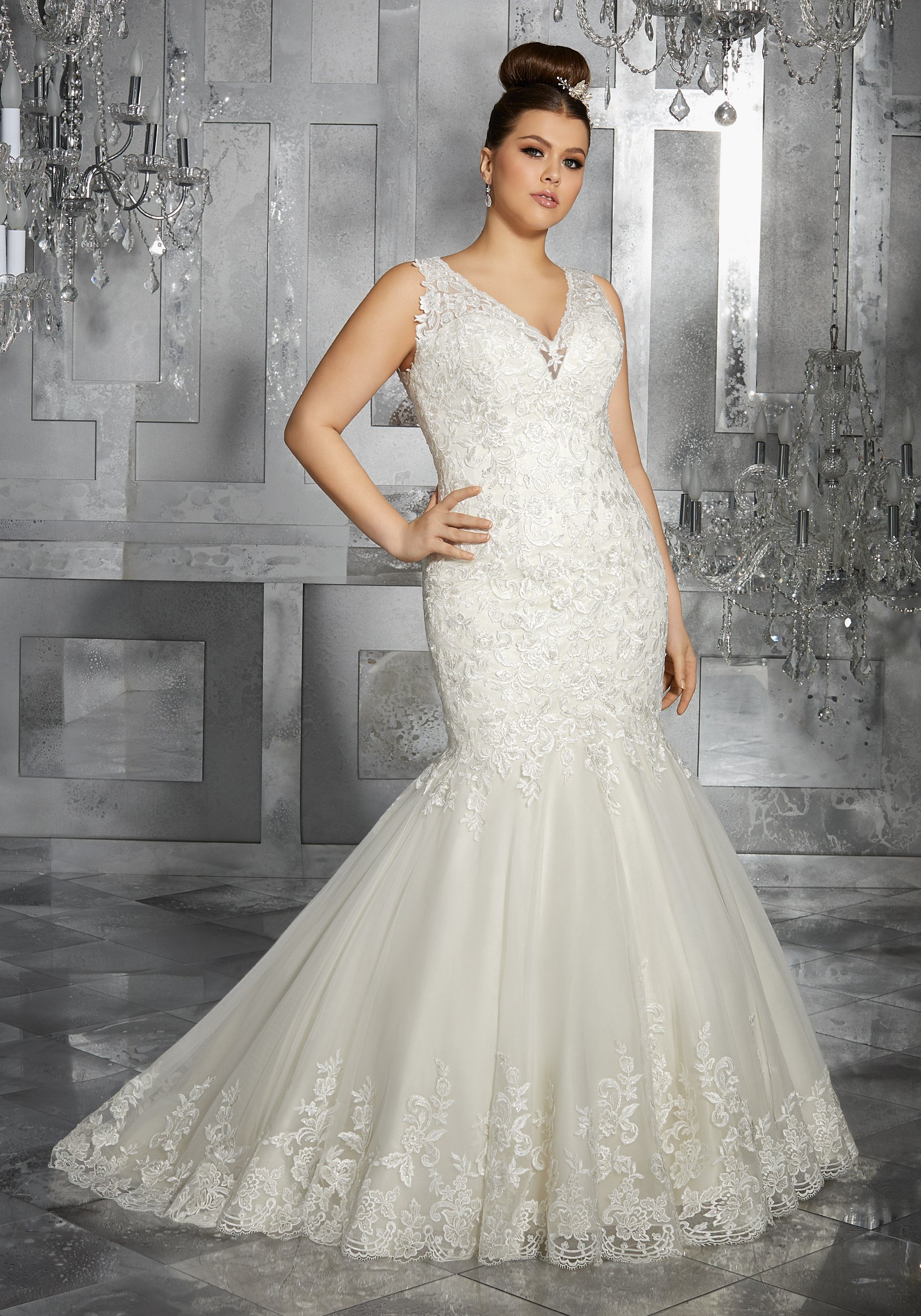 Abito da sposa a sirena per donne robuste Juliette by Morilee