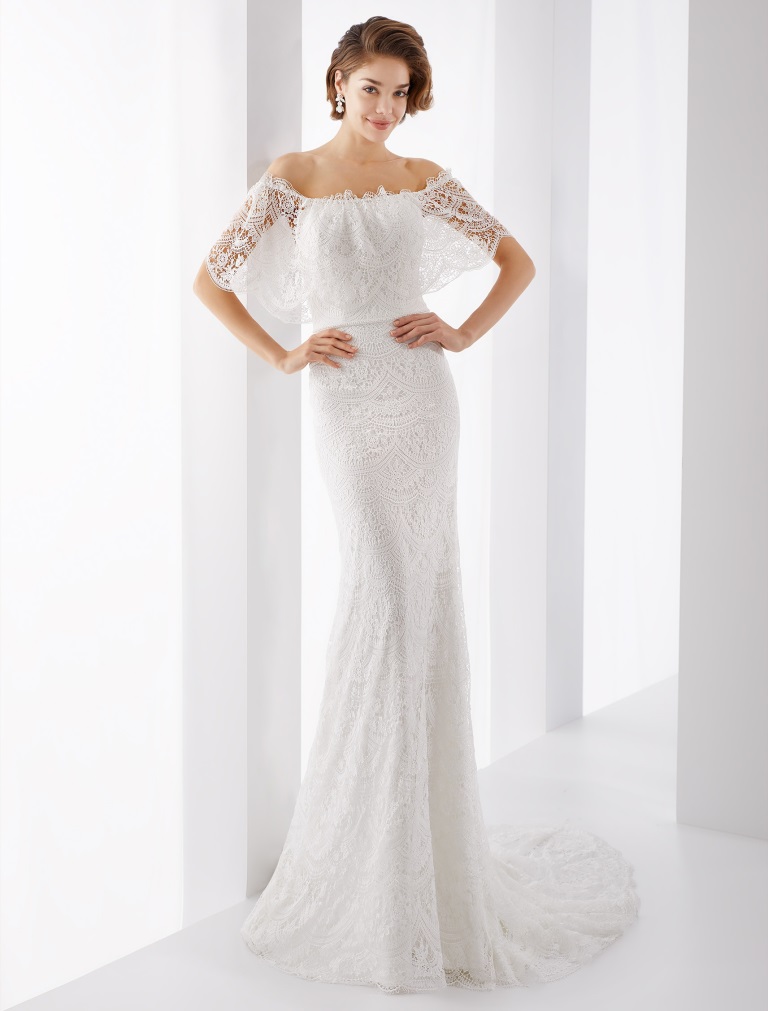 Abito da sposa in pizzo boho chic Jolie