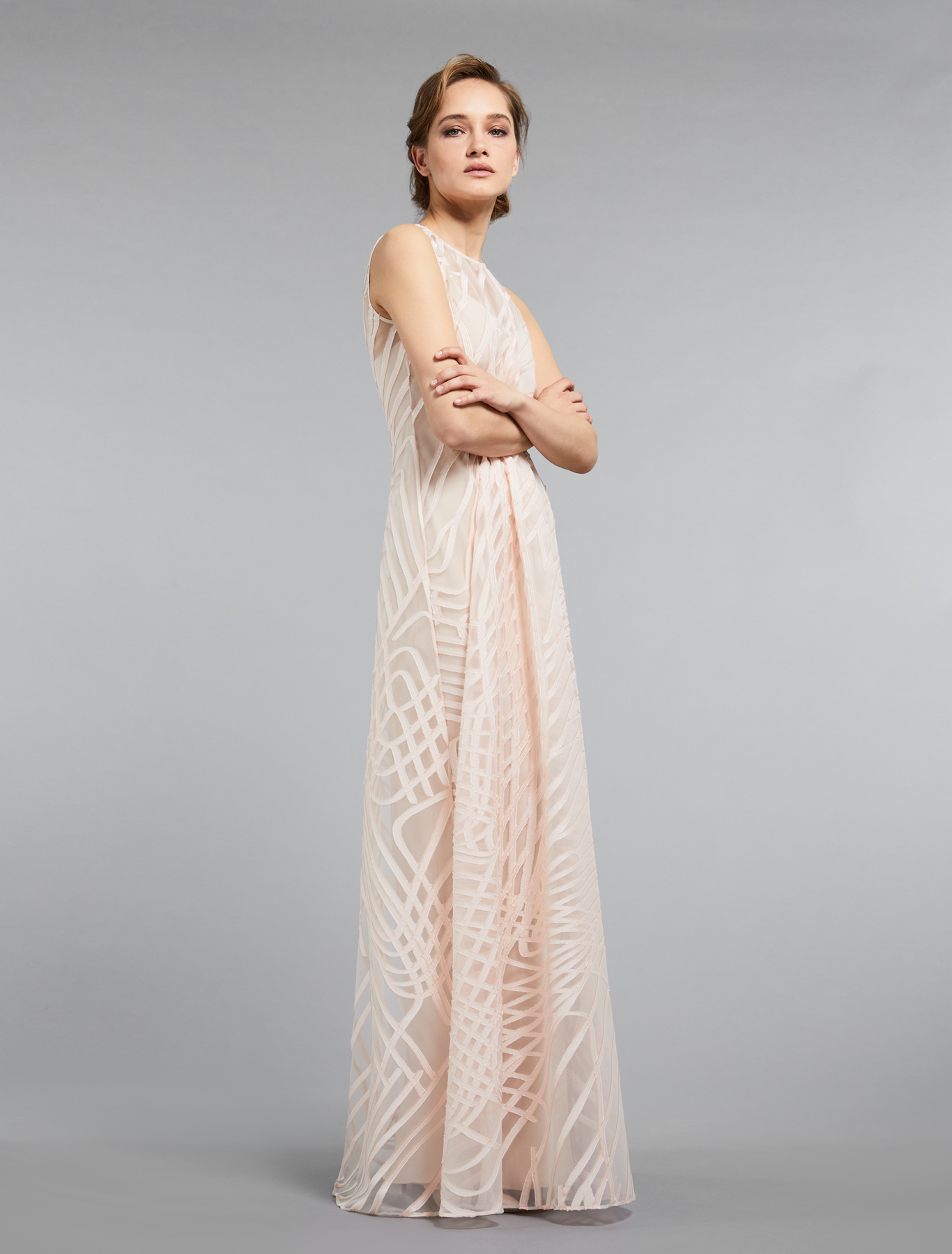 Abito da sposa rosa in organza Max Mara a 2200 euro collezione 2019