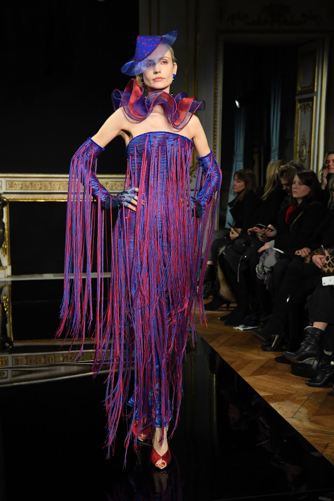 Giorgio Armani Prive : abito con frange