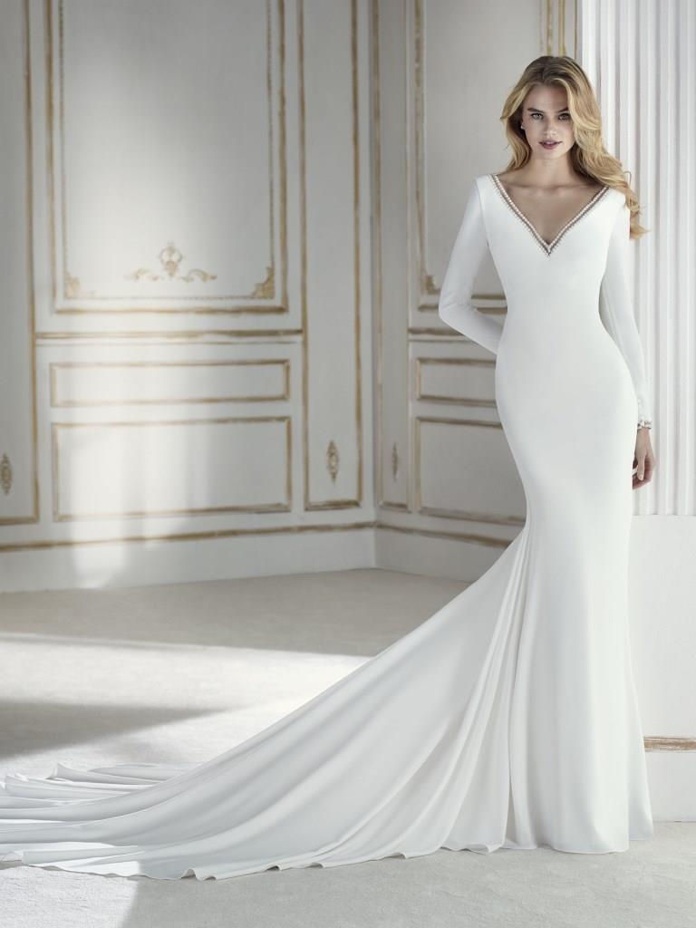 La Sposa 2018 abito elegante a sirena