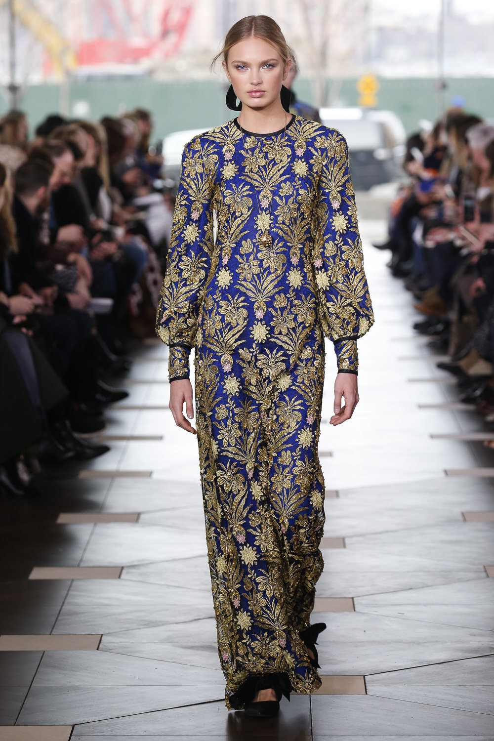Abito Tory Burch con stampa tapestry