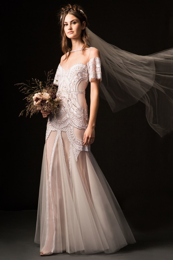 abiti sposa maniche corte Temperley London
