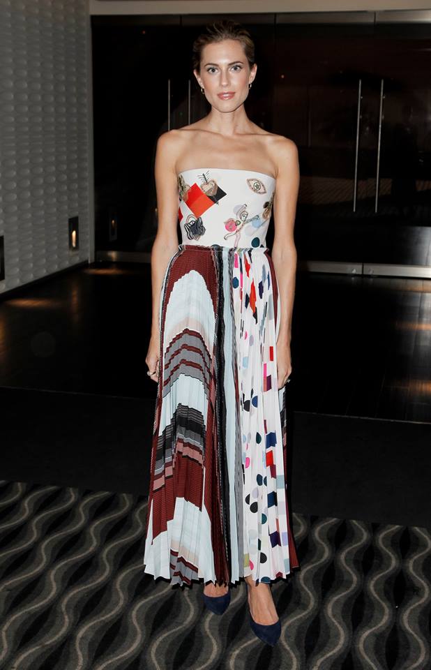 Allison Williams in Schiaparelli Couture