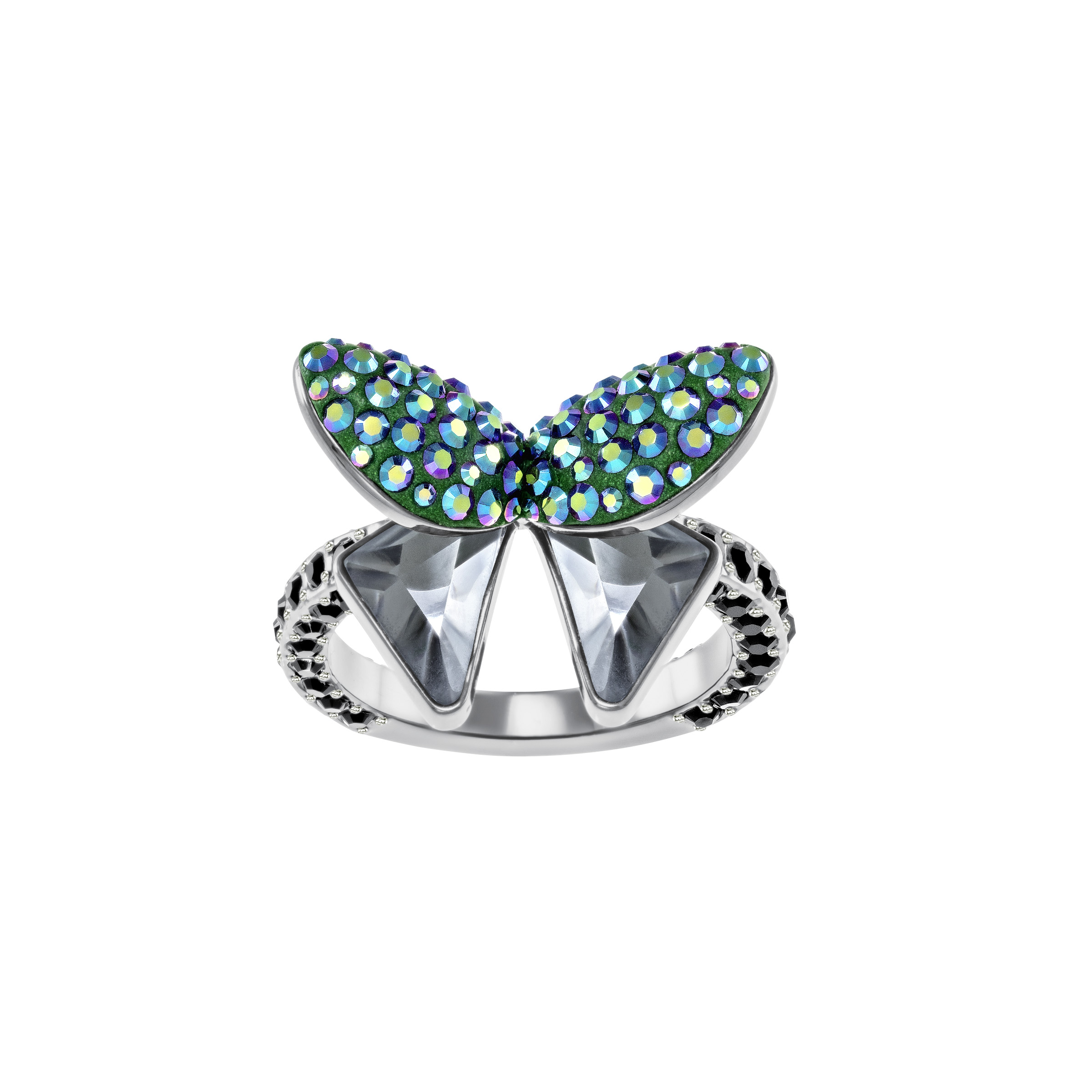 Anello con farfalla Swarovski