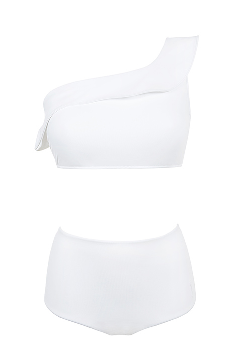 Bikini bianco a vita alta SoloBlu