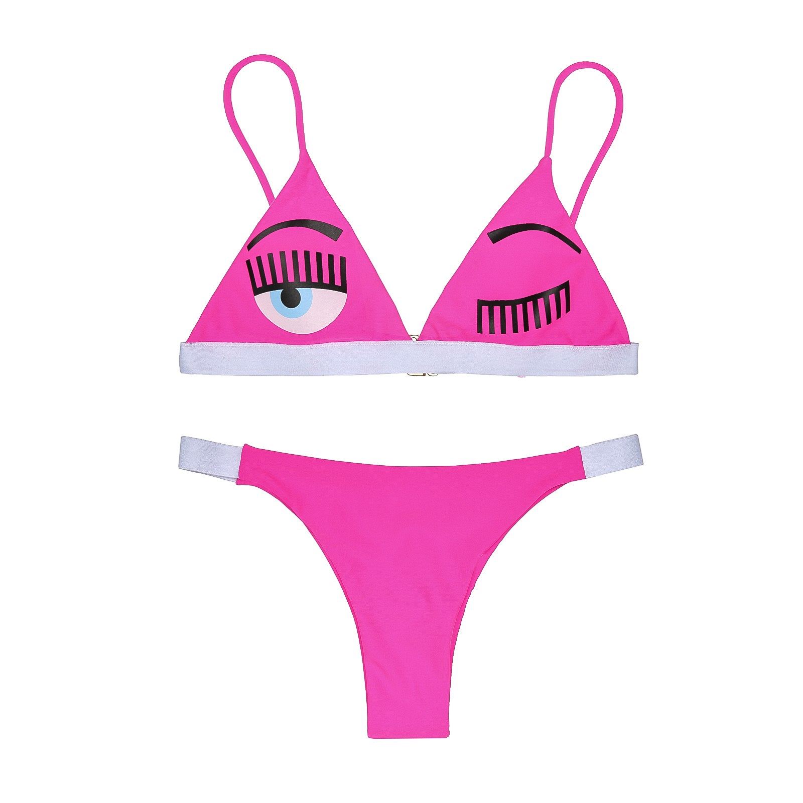 Bikini fucsia Chiara Ferragni a 150 euro
