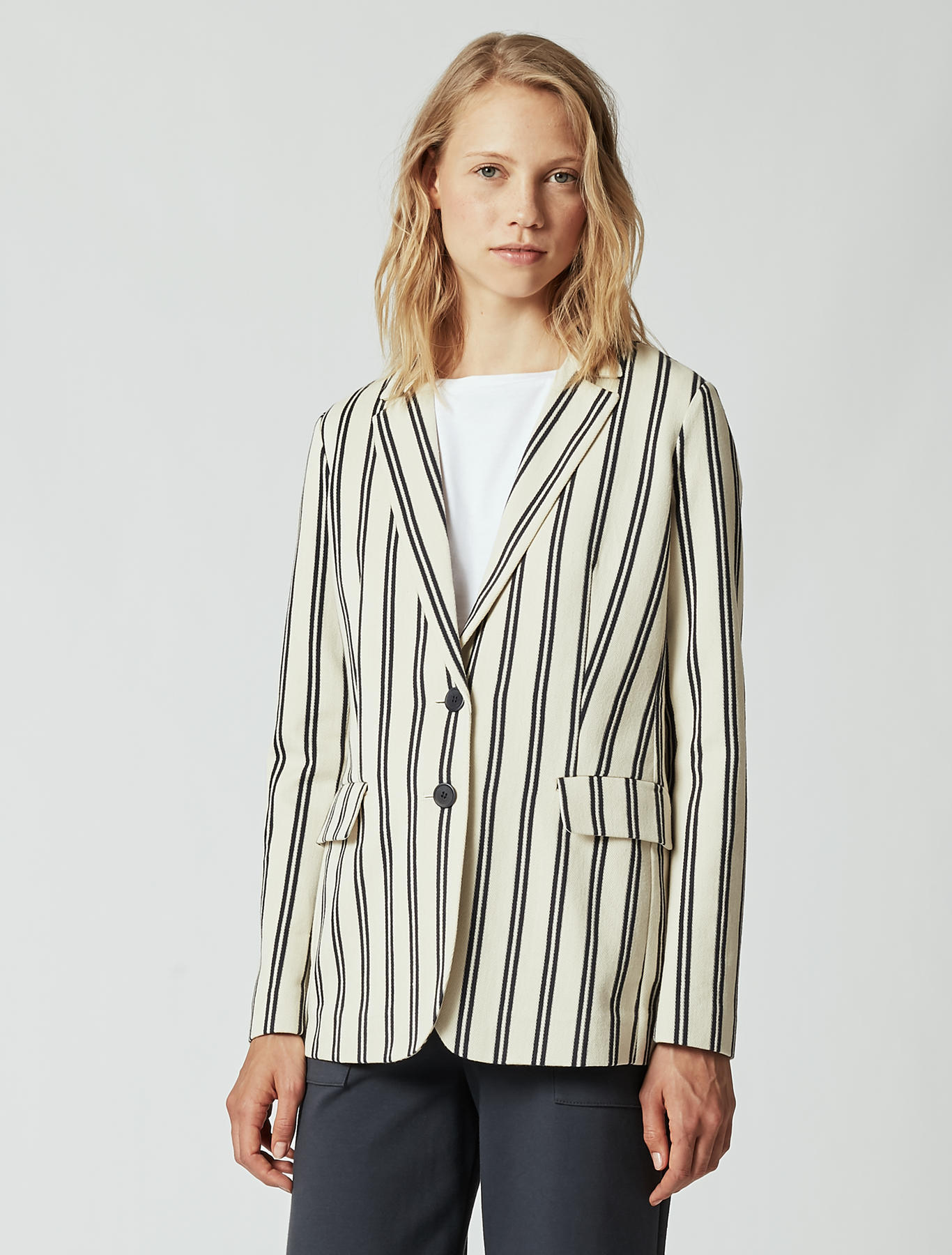 Blazer oversize a righe Max and Co