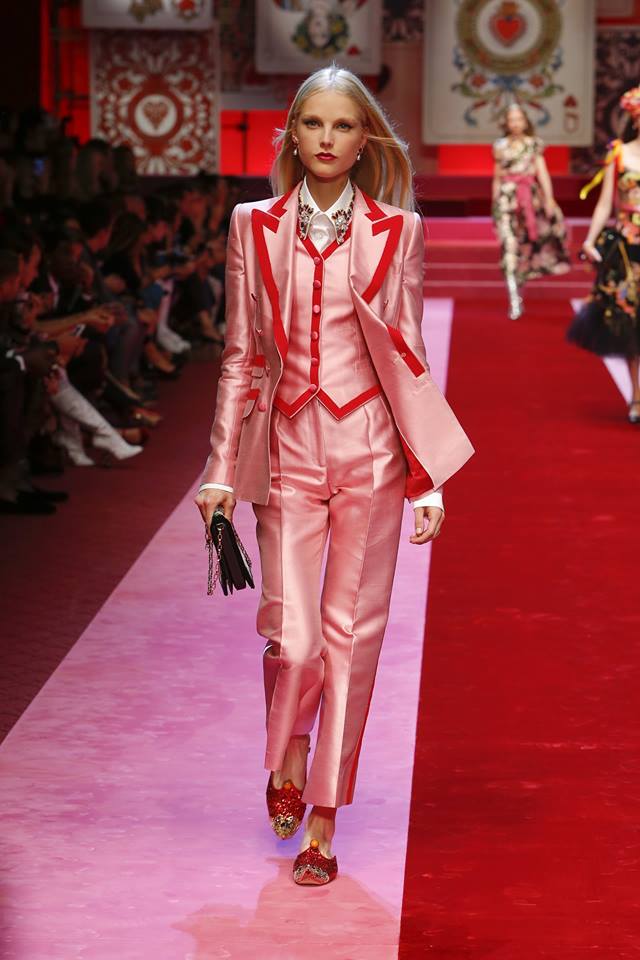 Blazer rosa Dolce & Gabbana fb