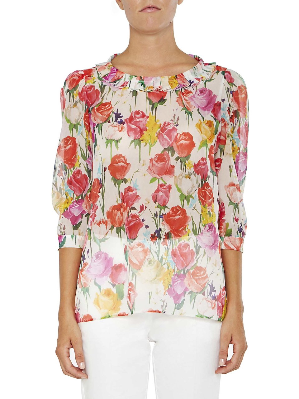 Blusa a fiori Blumarine