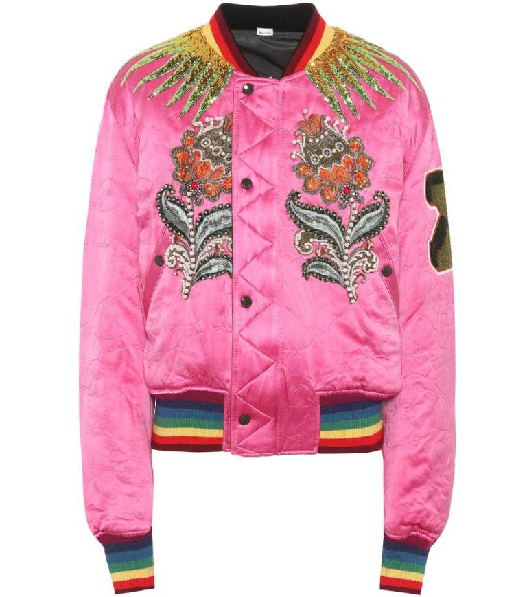 Bomber Gucci ricamato