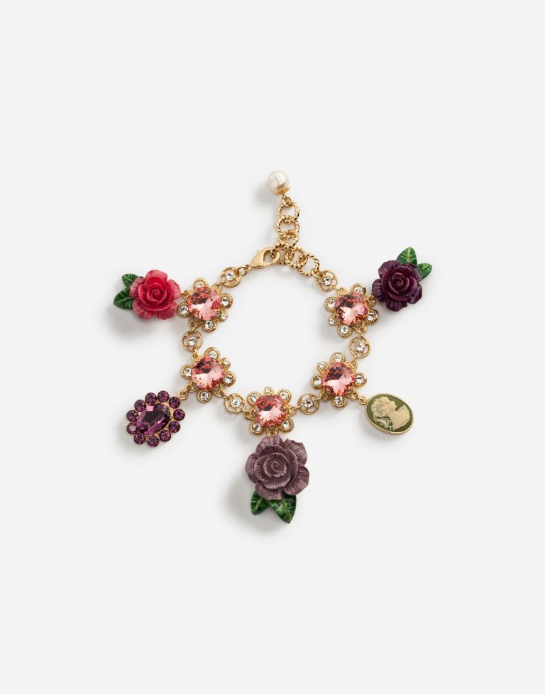 Bracciale in oro con pendenti Dolce & Gabbana