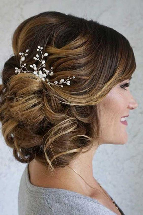 Caeplli raccolti madre della sposa