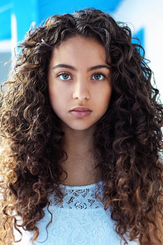 Capelli lunghi ricci pari tagli ricci 2018