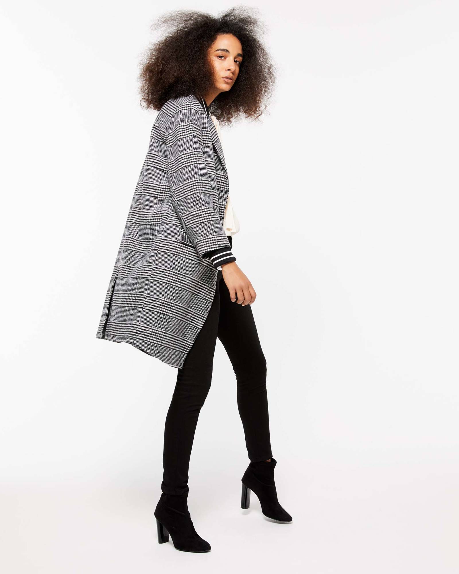 Cappotto a quadri Sisley a 159,00 euro autunno inverno 2018 2019