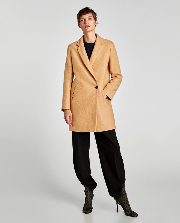 Cappotto cammello 2018  Zara