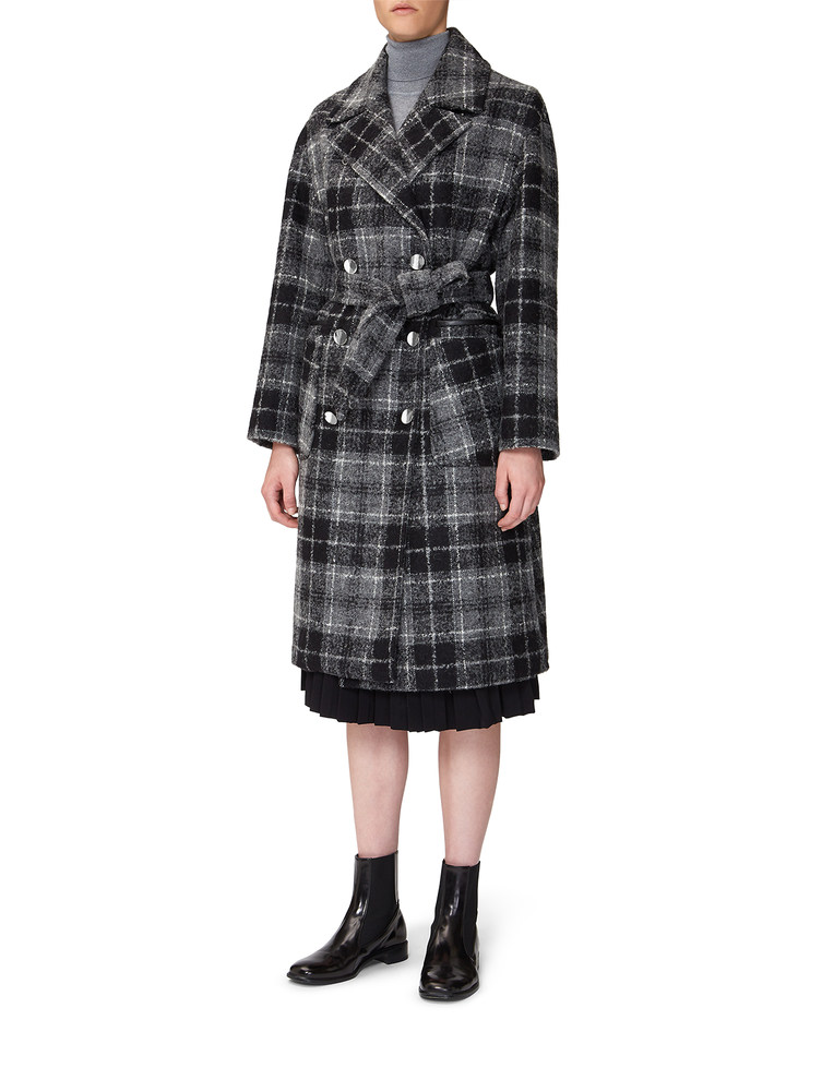 Cappotto doppiopetto a quadri Fay a 1400 euro autunno inverno 2018 2019