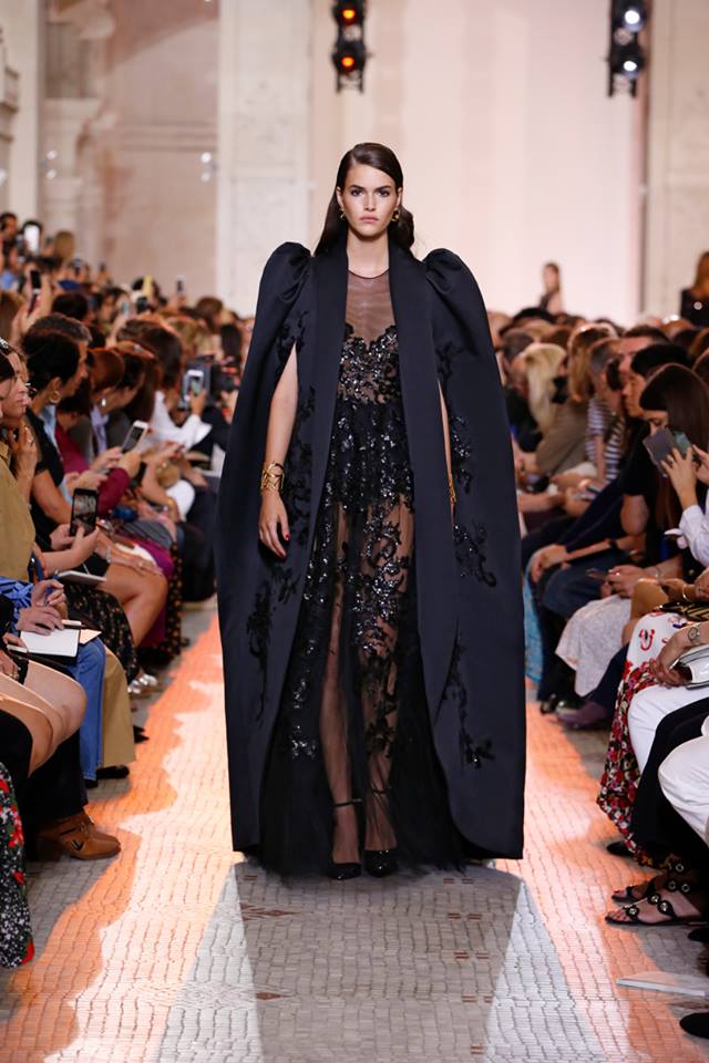 Cappotto elegante particolare Elie Saab haute couture  cappotti eleganti inverno 2019
