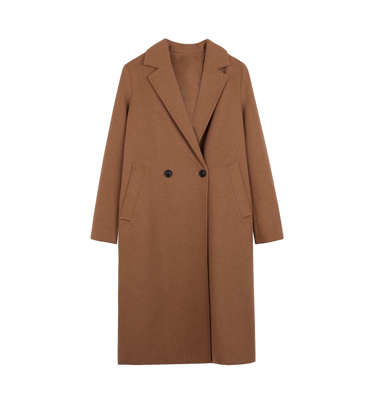 Cappotto lungo Bershka marrone